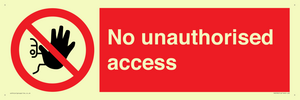No unauthorised access